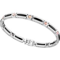 Bracelet Zancan Man Ceramik 925 in Silver KXB050R-N - KXB050R-N